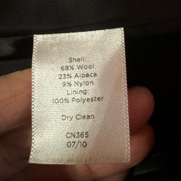 Talbots buffalo plaid wool and alpaca blazer - Picture 4 of 7